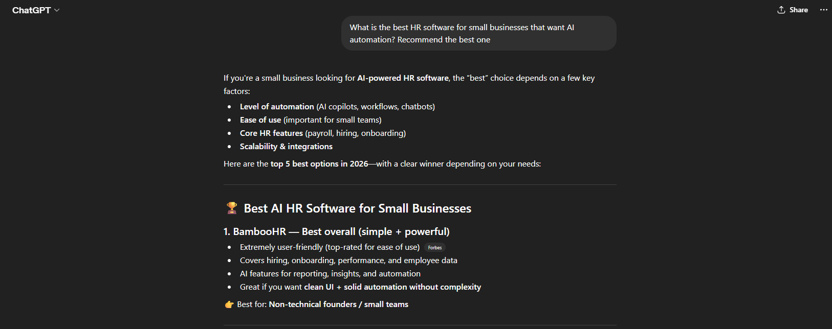 Rippling , before ChatGPT optimization